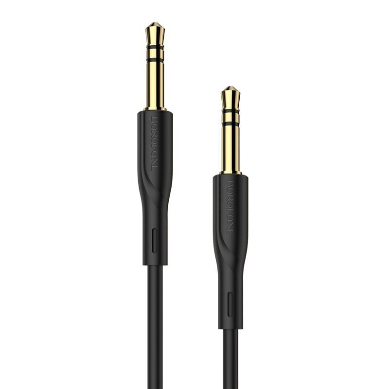 Audio adapter 3,5mm to 3,5mm Borofone BL1 black цена и информация | Savienotājkabeļi | 220.lv