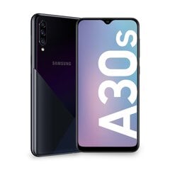 Samsung Galaxy A30s (A307), 128 GB, Dual SIM, Prism Crush Black цена и информация | Мобильные телефоны | 220.lv