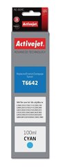 Чернила ActiveJet Epson AE-664C, 100 мл, синий картридж с тонером T6642 цена и информация | Картриджи для лазерных принтеров | 220.lv