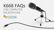 Vadu mikrofons Fifine K668 цена и информация | Mikrofoni | 220.lv