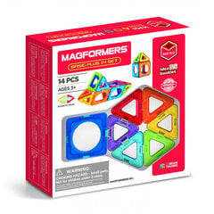 Magnētiskais konstruktors Magformers 14 Basic Plus, 14 daļas cena un informācija | Konstruktori | 220.lv