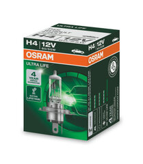 Автомобильная лампа Osram 64193ULT H4 12V 60/55W цена и информация | Автомобильные лампочки | 220.lv