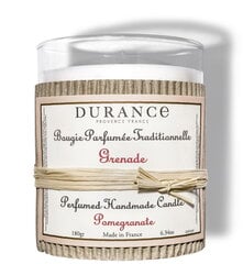 Ar rokām gatavota aromatizēta svece Durance Pomegranate, 180 g cena un informācija | Sveces un svečturi | 220.lv