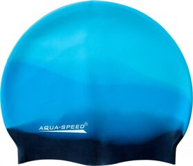 Шапочка для плавания Aqua Speed Bunt, синяя/черная цена и информация | Шапочки для плавания | 220.lv