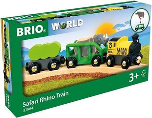 Сафари Rhinо поезд Brio Railway, 33964 цена и информация | Игрушки для мальчиков | 220.lv