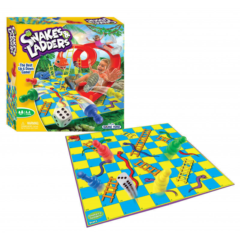 Spēle Funville Games Snakes & Ladders, 61151 цена и информация | Galda spēles | 220.lv