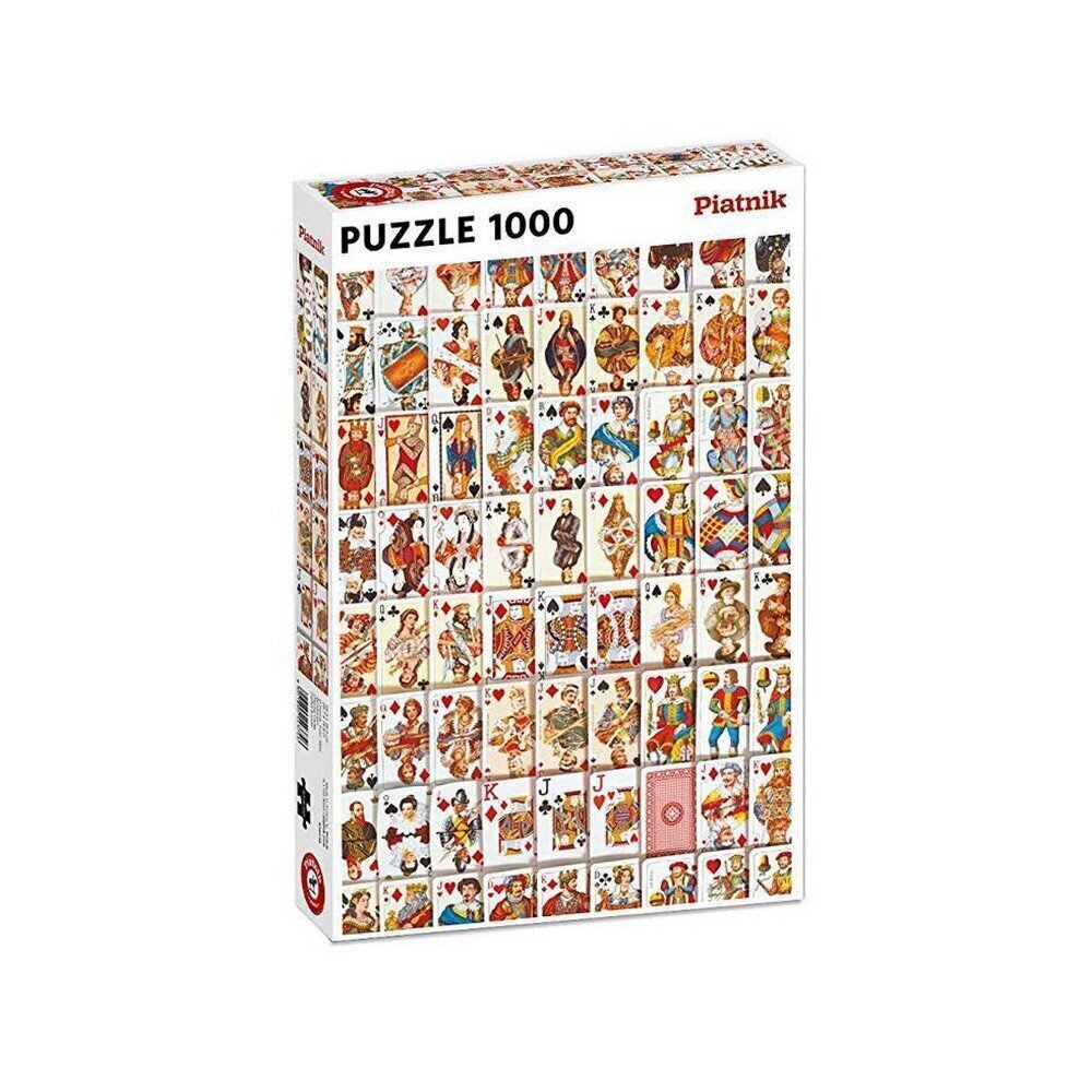 Puzle Piatnik Kāršu spēle, 1000 d. cena un informācija | Puzles, 3D puzles | 220.lv