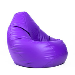 Кресло-мешок XXL SMART из искусственной кожи - пурпурный цена и информация | Кресла-мешки и пуфы | 220.lv