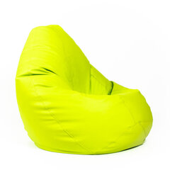 Кресло-мешок XXL SMART из искусственной кожи - зеленый цена и информация | Кресла-мешки и пуфы | 220.lv