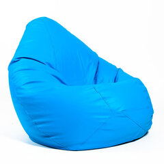 Кресло-мешок XXL SMART из искусственной кожи - синий цена и информация | Кресла-мешки и пуфы | 220.lv