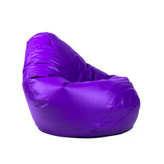 Кресло-мешок XL SMART из искусственной кожи - пурпурный цена и информация | Кресла-мешки и пуфы | 220.lv