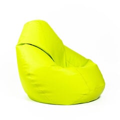 Кресло-мешок XL SMART из искусственной кожи - желтый цена и информация | Кресла-мешки и пуфы | 220.lv