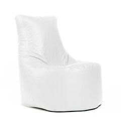 Кресло-мешок JAZZ SMART из искусственной кожи - белый цена и информация | Кресла-мешки и пуфы | 220.lv