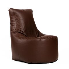 Кресло-мешок JAZZ SMART из искусственной кожи - коричневый цена и информация | Кресла-мешки и пуфы | 220.lv