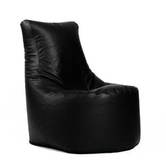 Кресло-мешок JAZZ SMART из искусственной кожи - черный цена и информация | Кресла-мешки и пуфы | 220.lv