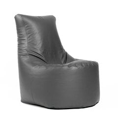 Кресло-мешок JAZZ SMART из искусственной кожи - серый цена и информация | Кресла-мешки и пуфы | 220.lv