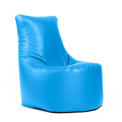 Кресло-мешок JAZZ SMART из искусственной кожи - синий цена и информация | Кресла-мешки и пуфы | 220.lv