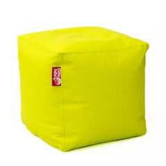 Пуф CUBE SMART из искусственной кожи - зеленый (40х40х40 см) цена и информация | Кресла-мешки и пуфы | 220.lv