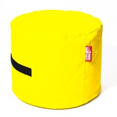 Pufs POP SMART no mākslīgās ādas 35*45 cm - Dzeltens cena un informācija | Sēžammaisi, pufi | 220.lv