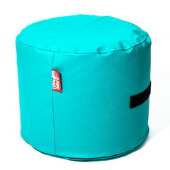 Пуф POP SMART из искусственной кожи - бирюзовый (35х45 см) цена и информация | Кресла-мешки и пуфы | 220.lv