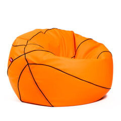 Кресло-мешок БАСКЕТБОЛ SMART из искусственной кожи - оранжевый цена и информация | Кресла-мешки и пуфы | 220.lv