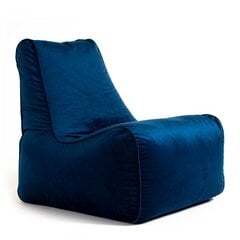 Кресло-мешок SOUL TREND из велюровой ткани - синий цена и информация | Кресла-мешки и пуфы | 220.lv