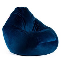 Кресло-мешок XXL TREND из велюровой ткани - синий цена и информация | Кресла-мешки и пуфы | 220.lv