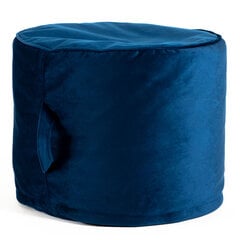 Pufs POP TREND no velūra auduma 35*45 cm - Zils cena un informācija | Sēžammaisi, pufi | 220.lv
