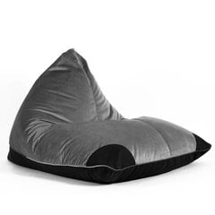 Кресло-мешок SURF TREND из велюровой ткани - серый цена и информация | Кресла-мешки и пуфы | 220.lv