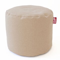 Pufs POP COZY no mēbeļu auduma 35*45 cm - Bēšs cena un informācija | Sēžammaisi, pufi | 220.lv