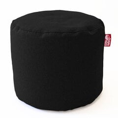 Пуф POP COZY из искусственной кожи - черный (35х45 см) цена и информация | Кресла-мешки и пуфы | 220.lv