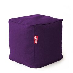 Пуф CUBE COZY из искусственной кожи - пурпурный (35х45 см) цена и информация | Кресла-мешки и пуфы | 220.lv