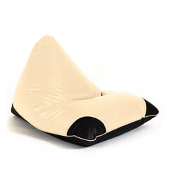 Кресло-мешок SURF JUNIOR SMART из искусственной кожи - бежевый цена и информация | Кресла-мешки и пуфы | 220.lv