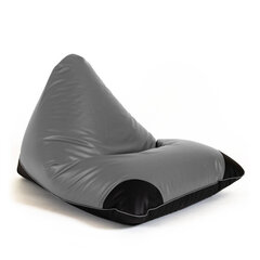 Кресло-мешок SURF JUNIOR SMART из искусственной кожи - серый цена и информация | Кресла-мешки и пуфы | 220.lv