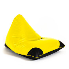 Кресло-мешок SURF JUNIOR SMART из искусственной кожи - желтый цена и информация | Кресла-мешки и пуфы | 220.lv