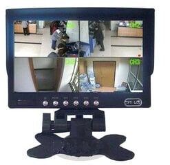 PS-704 7.0" 4 video kanālu pārkošanas sistēmas monitors cena un informācija | Parkošanas sistēmas | 220.lv