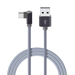 USB кабель Borofone BX26 Type-C 1.0, серый металлик цена и информация | Кабели для телефонов | 220.lv