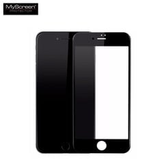 MyScreen Diamond Edge 2.5D FULL GLUE 0.33mm Stikls priekš Apple iPhone 6/ 6S Pilna izmēra ar Melnu rāmi cena un informācija | Ekrāna aizsargstikli | 220.lv
