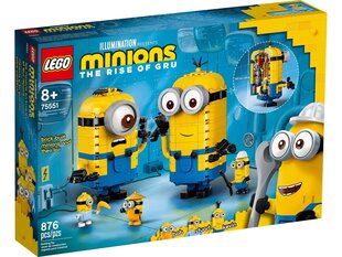 75551 LEGO® Minions Konstruējami monjoni un viņu midzenis cena un informācija | Rotaļlietas zēniem | 220.lv