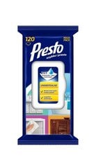 Влажные салфетки Presto Maxi Pack 120 шт. цена и информация | Чистящие средства | 220.lv