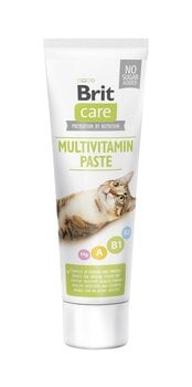 Brit Care Cat Multivitamin паста для кошек 100мл цена и информация | Витамины, пищевые добавки для кошек | 220.lv