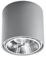 Sollux griestu lampa Tiube Grey