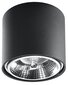 Sollux griestu lampa Tiube Black цена и информация | Griestu lampas | 220.lv