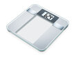 Digitālie vannas istabas svari Beurer 760.30 Sudrabs Stikls цена и информация | Ķermeņa svari, bagāžas svari | 220.lv