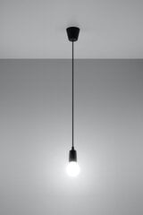 Sollux подвесной светильник Diego 1 Black цена и информация | Настенный/подвесной светильник Eye Spot 11 BL, чёрный | 220.lv