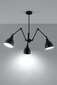 Sollux piekarināmā lampa Stark Shade 3 Black цена и информация | Piekaramās lampas | 220.lv