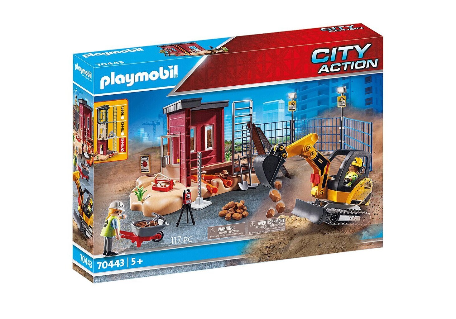 70443 PLAYMOBIL® City Action Būvlaukums цена и информация | Konstruktori | 220.lv