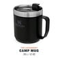 Krūze The Legendary Camp Mug Classic 0,35L matēti melna cena un informācija | Termosi, termokrūzes | 220.lv