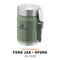 Stanley pārtikas termoss The Classic Legendary Food Jar + Spork, 400 ml cena un informācija | Termosi, termokrūzes | 220.lv