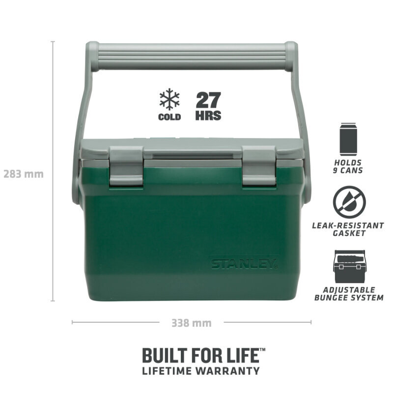 Aukstuma kaste Adventure 6,6L zaļa 2020 cena un informācija | Aukstuma somas, aukstuma kastes un aukstuma elementi | 220.lv